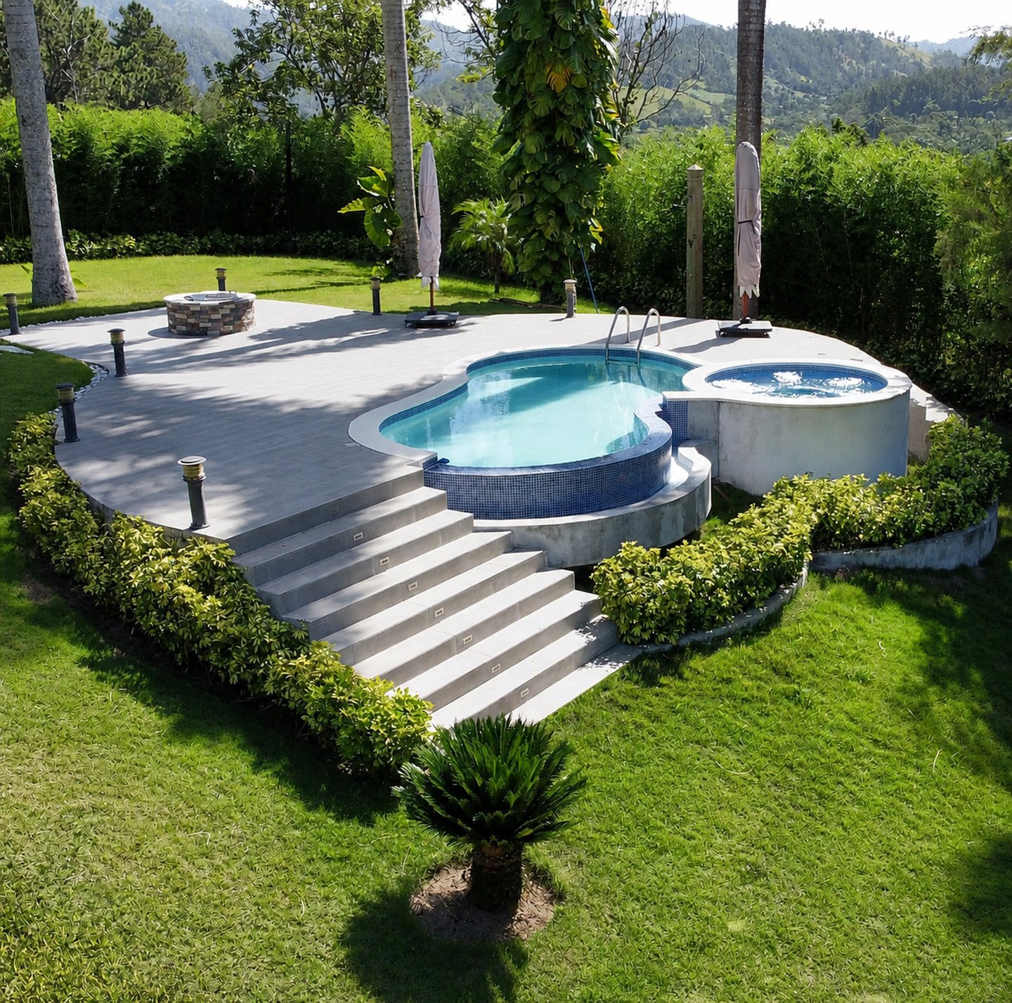 Piscina y deck